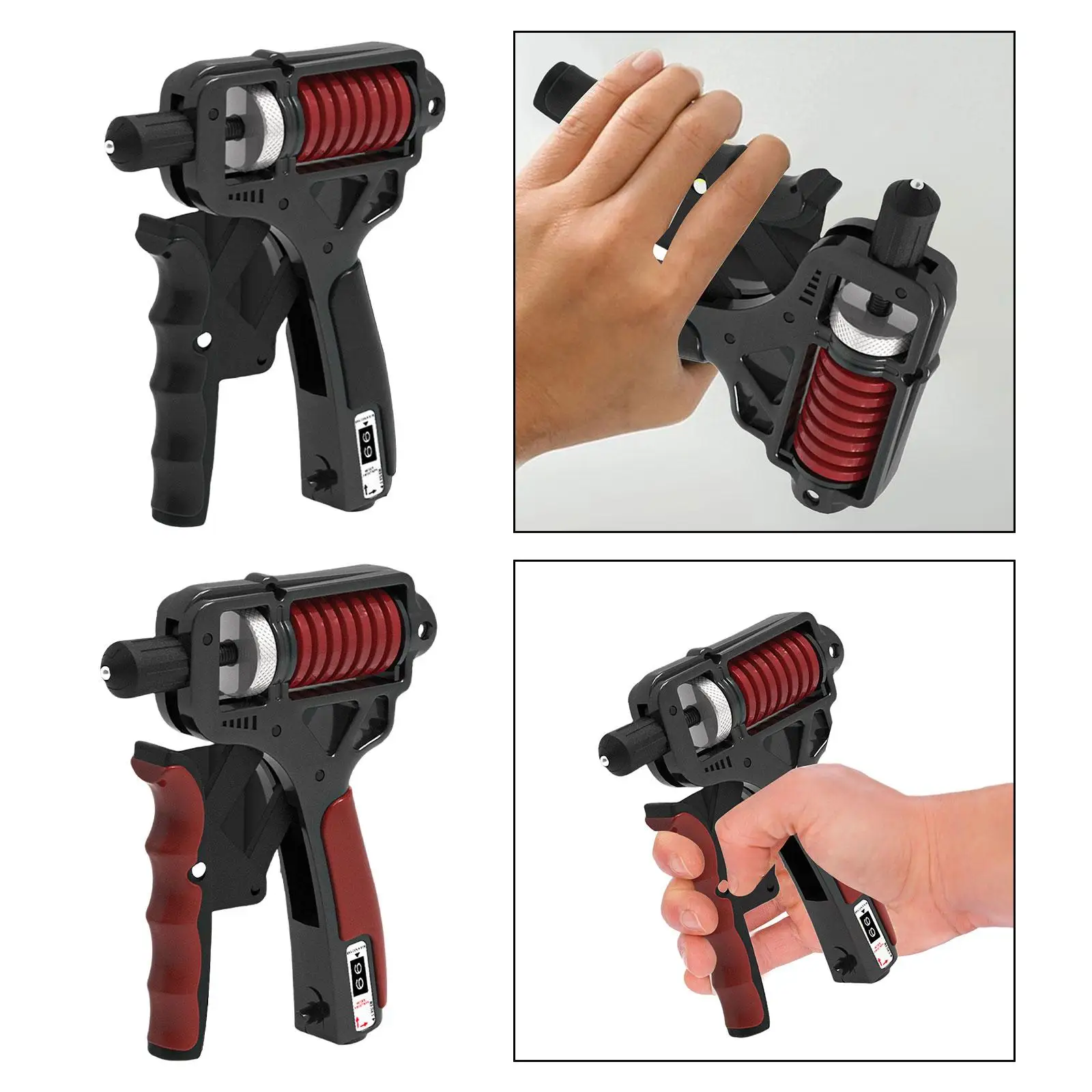 Hand Grip Strengthener Forearm Exerciser for Rock Climbers Musician Adults