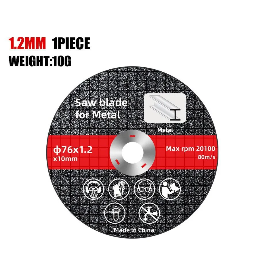 1-10PCS 76mm Electric Grinding Cutting Saw Blade Disc Tool Saw Blade Power Tool Saw Blad Wood Cutting abrasive disc Grinde Acces