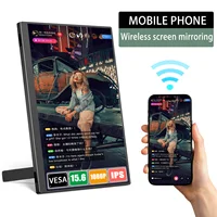 AHXJKA 15.6Inch Wireless Projection Monitor Automatic rotation Portable Display for Laptop, Mac and Phone WiFi Projection