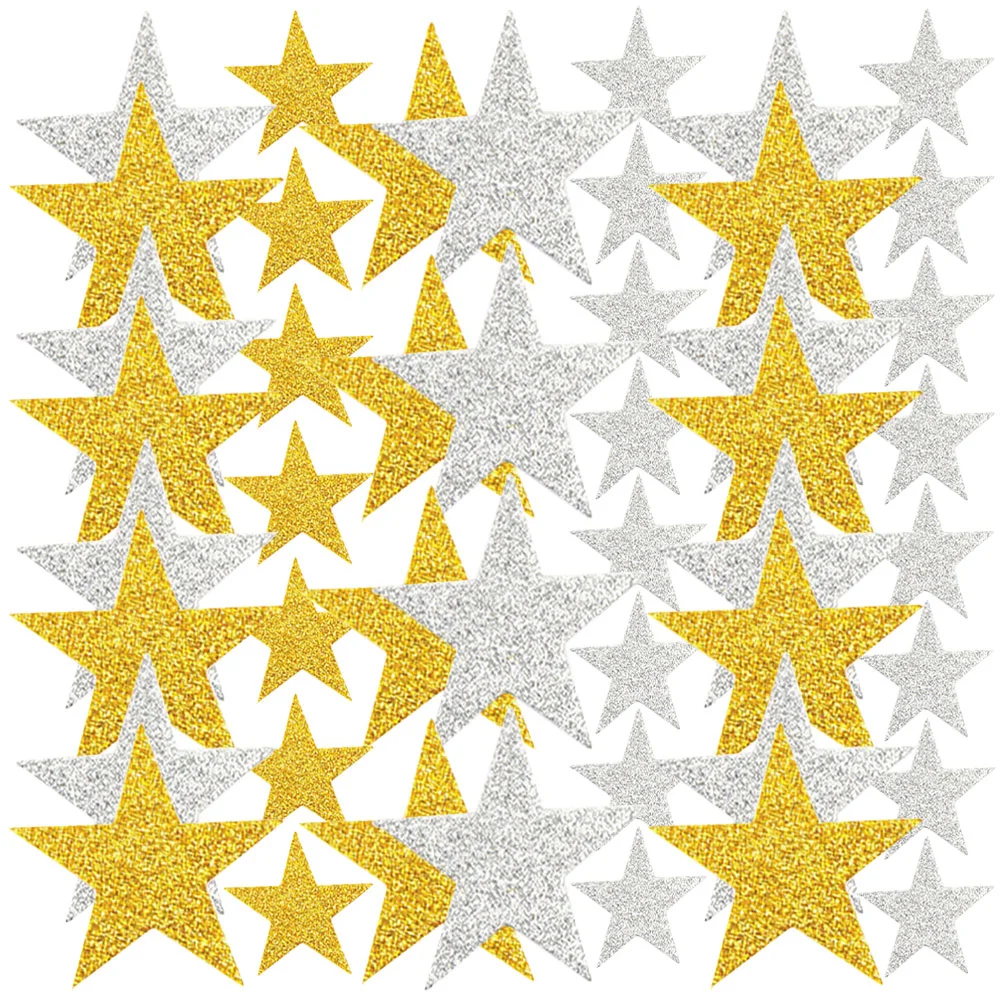 

Glitter Foams Star Stickers Self-Adhesive Star Sticker DIY Craft Stickers Pentagram Sticker Foam Sticker Party Decor