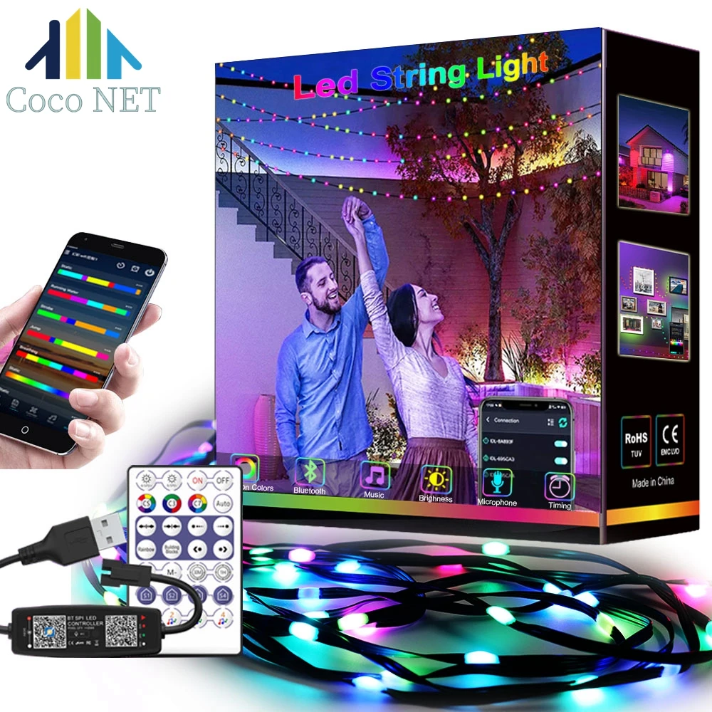 Vibrant Dreamcolor RGBIC LED String Lights
