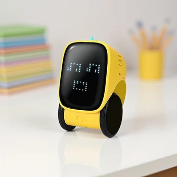 Robot tibetano interattivo con ricarica automatica, giocattolo educativo musicale per lo sviluppo dell'apprendimento precoce dei bambini
