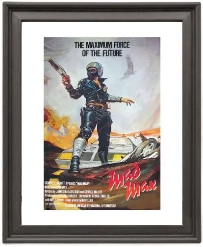 

Плакат в рамке, плакат Mad Max, фотобумага, печать, фоторамка 16x12 дюймов