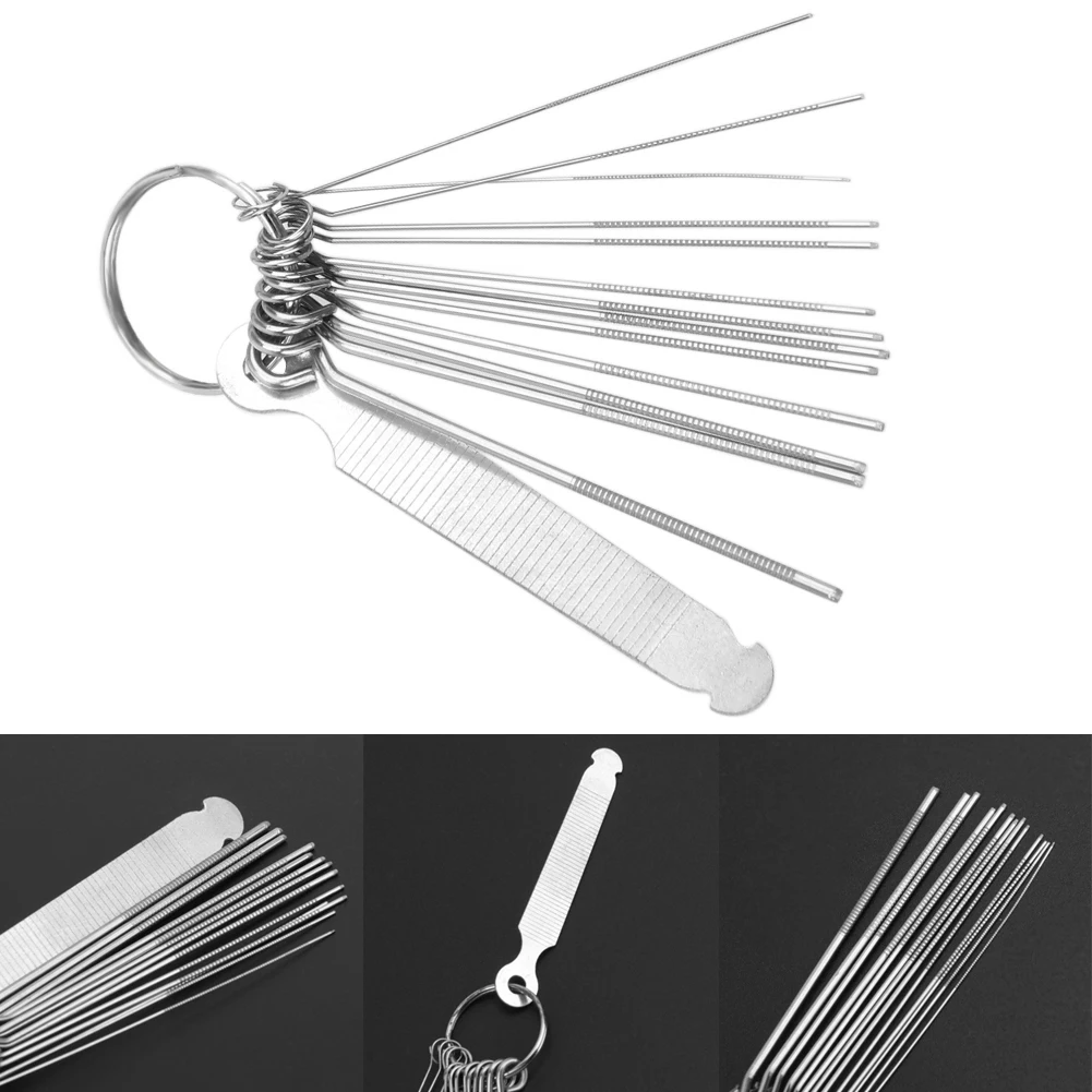 Stainless Steel Guitar Nut Slotting File Saw Rods DIY Repair Tools