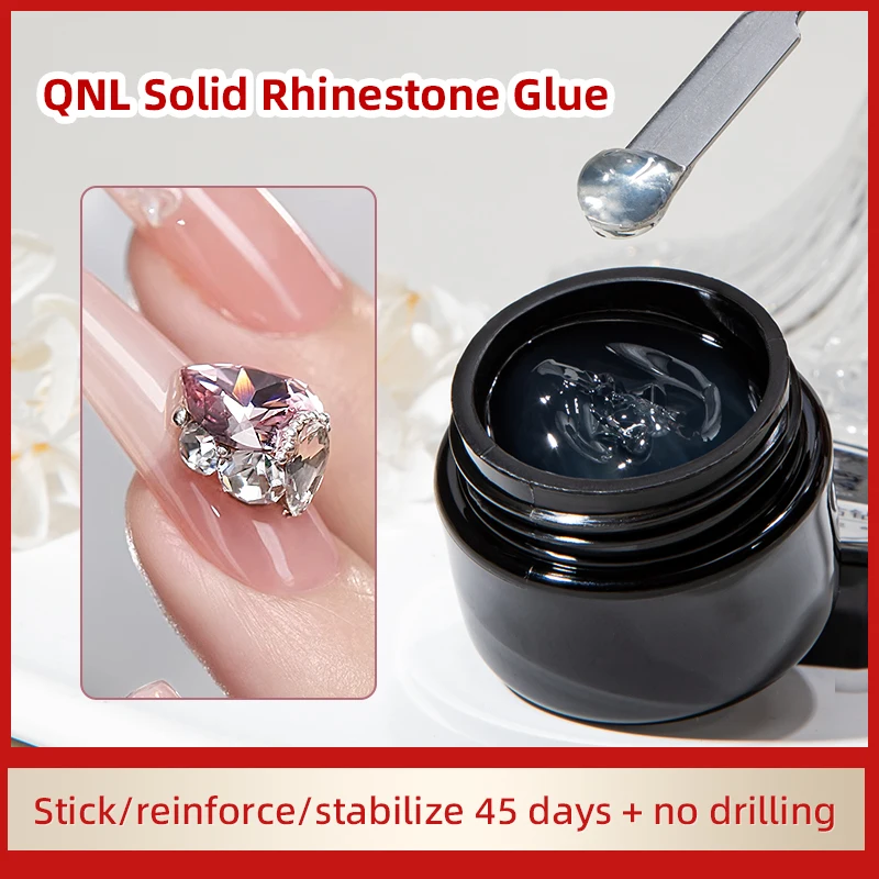 15ml Super Adhesive Nail Rhinestone Gel Nail Polish DIY Crystal Diamond Decoration Glue Stick Gel Firm False Gel Nail Tips Gel 5