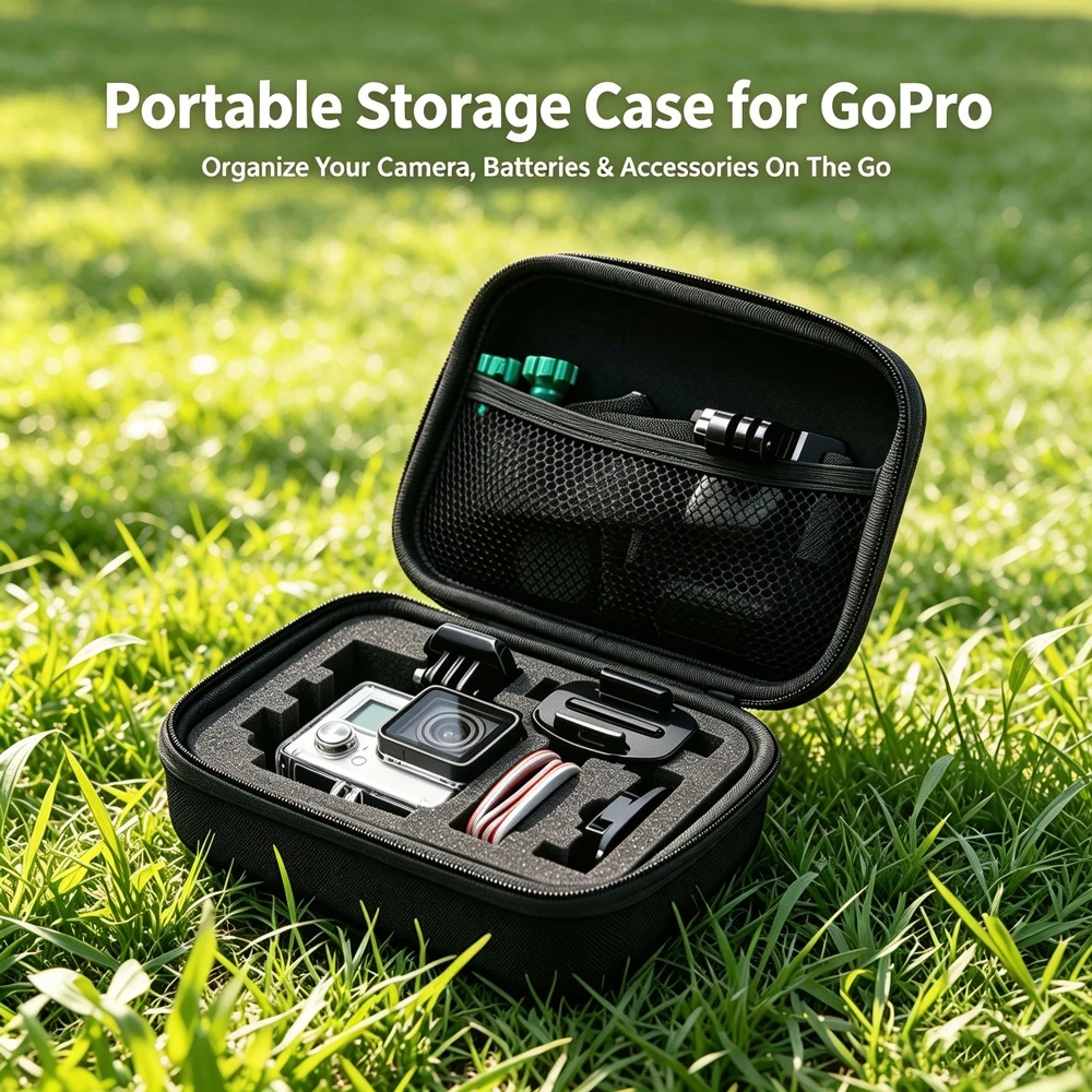 Storage Bag Carrying Case Travel Carry Box For GoPro Hero SJCAM SJ4000 AKASO DJI Osmo Action Camera Accessories