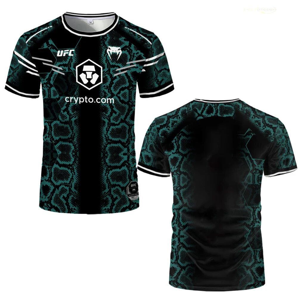 

Boxing Training Sportswear T-shirt Workout Fighting Summer Fans Round Neck Men's Mesh Casual Clothing Outdoor Short Sleeve Tops