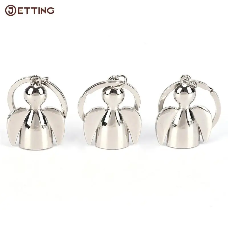 

Bag Accessories &Ornament Silver Plated Lovely Angel Keyrings Woman Bag Charms Car Key Rings Fashion Dolls Keychains