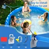 Swimming Pool Hose Bracket Drain Holder Pool Hose for Above Ground Pools 30-38mm Hose Outlet Mounting Bracket 2