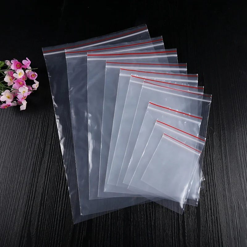 Zip-lock Bag, size 8x12 cm, thickness 0,05 mm, 100 pc/ 1 pack