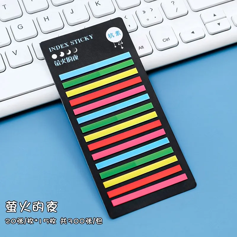 300Pcs Transparent Sticky Note Pad Clear Sticky Notes Long Page Markers  Sticky Index Tab for Office School Supplies Planner Memo - AliExpress