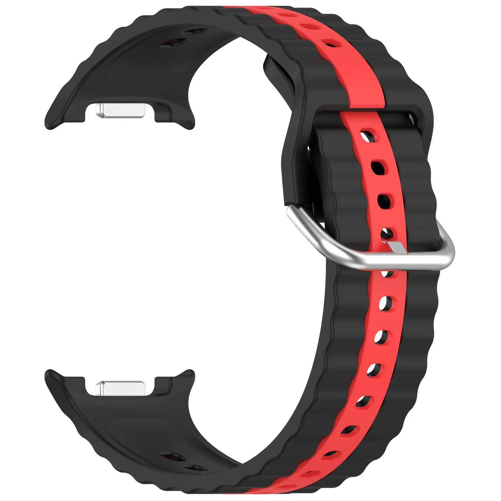Breathable Sports Silicone Strap for Smartwatches - Quick Release Wristband Accessory