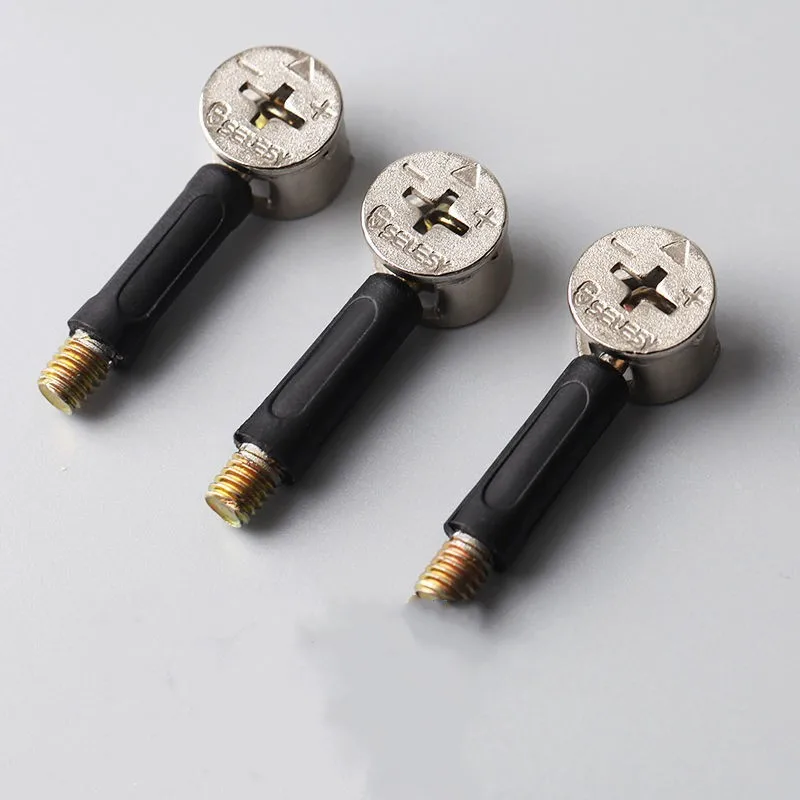 20Pcs Three In One Screw Furniture Connector Clothes Cabinet Desk Link Fixer Eccentric Wheel Nut Connection
