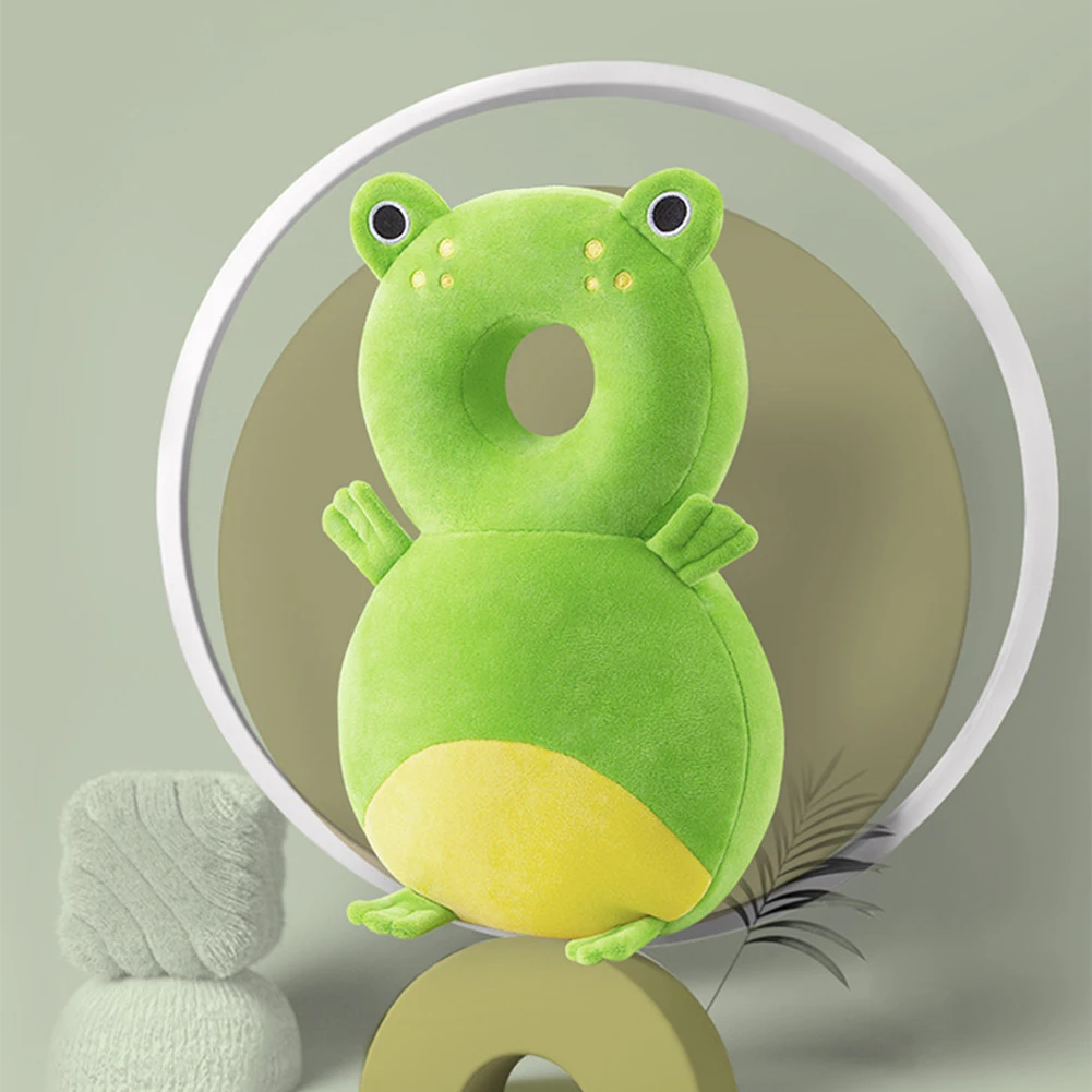 Stuffing Animal Shape Baby Head Protector Plush Toddlers Head Protection Pillow Backpack Anti-fall for Baby Walking & Crawling