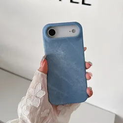 Luxury Cowboy Pattern PU Leather Matte Phone Case - Fashionable and Simple Style - iPhone 12 Pro Max (YF Blue)