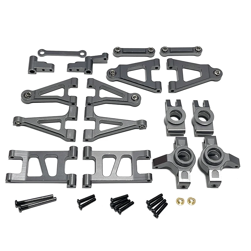 Qemue Metal Swinging Arm Set For Hyper Go & MJX RC Cars – 1/14 Scale Upgrade Parts - View #2