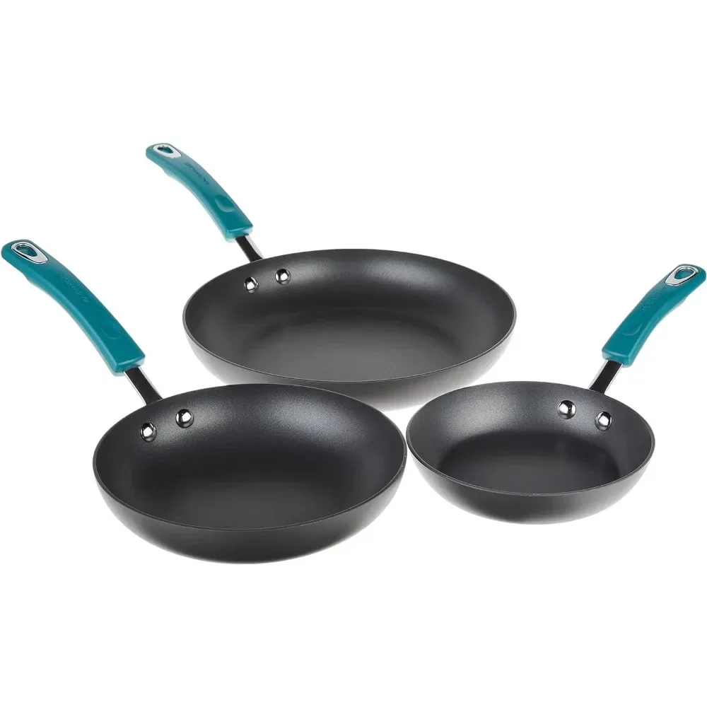 Rachael Ray Brights Hard Anodized Nonstick Saute Pan / Frying Pan / Fry Pan  - 5 Quart, Gray