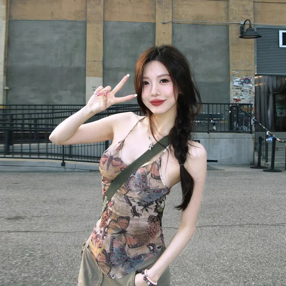 

Хлопковый женский топ, новинка, облегающий однотонный жилет с открытой спиной, сексуальные красивые топы для девушек