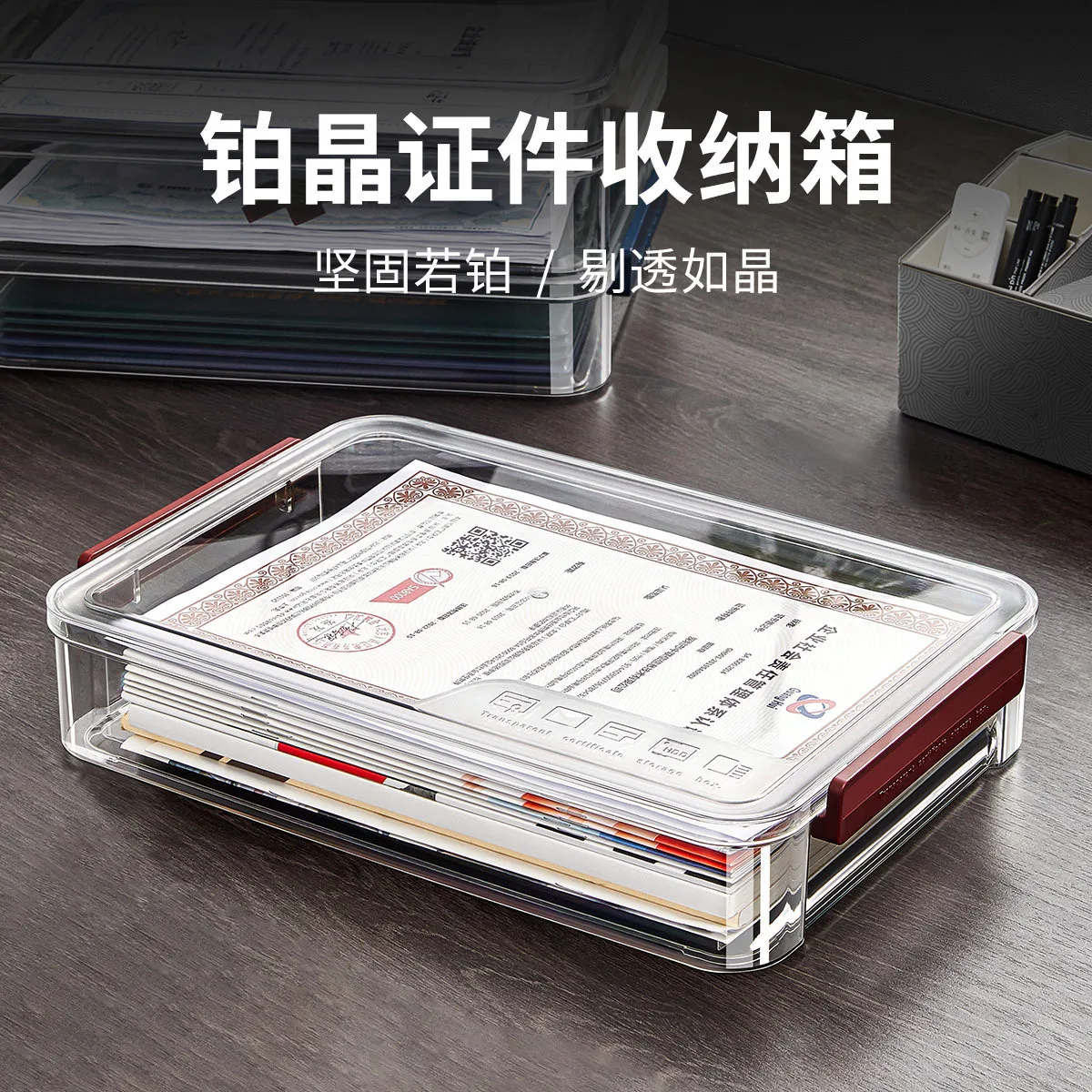 Desktop storage box, drawer-type office a4 document workstation sorting  artifact, shelf on the desk of student dormitory