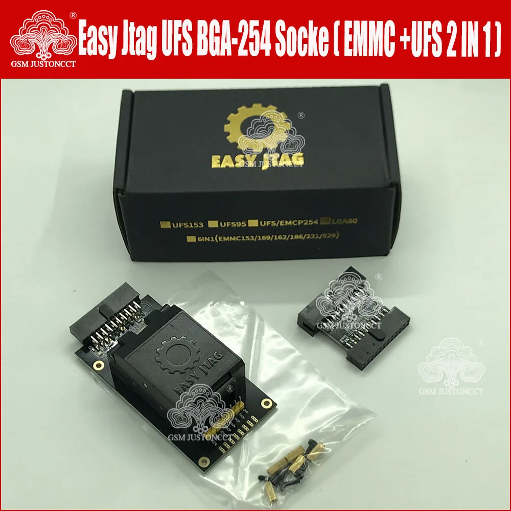 2022 Newest ORIGINAL EasyJtag Plus UFS BGA254 Socket EMMC 254EMMC UFS 2