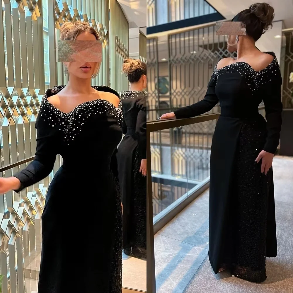Customized Exquisite Beading Zipper Evening Dress Charming Strapless ...