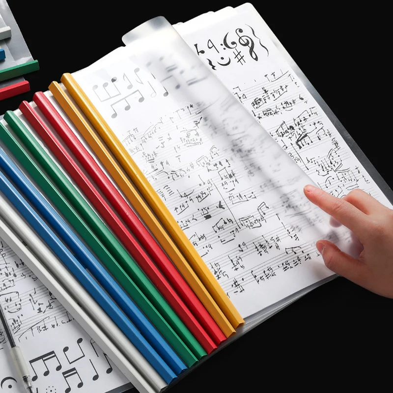 A4 Transparent Folder 10pcs/set For Business Office