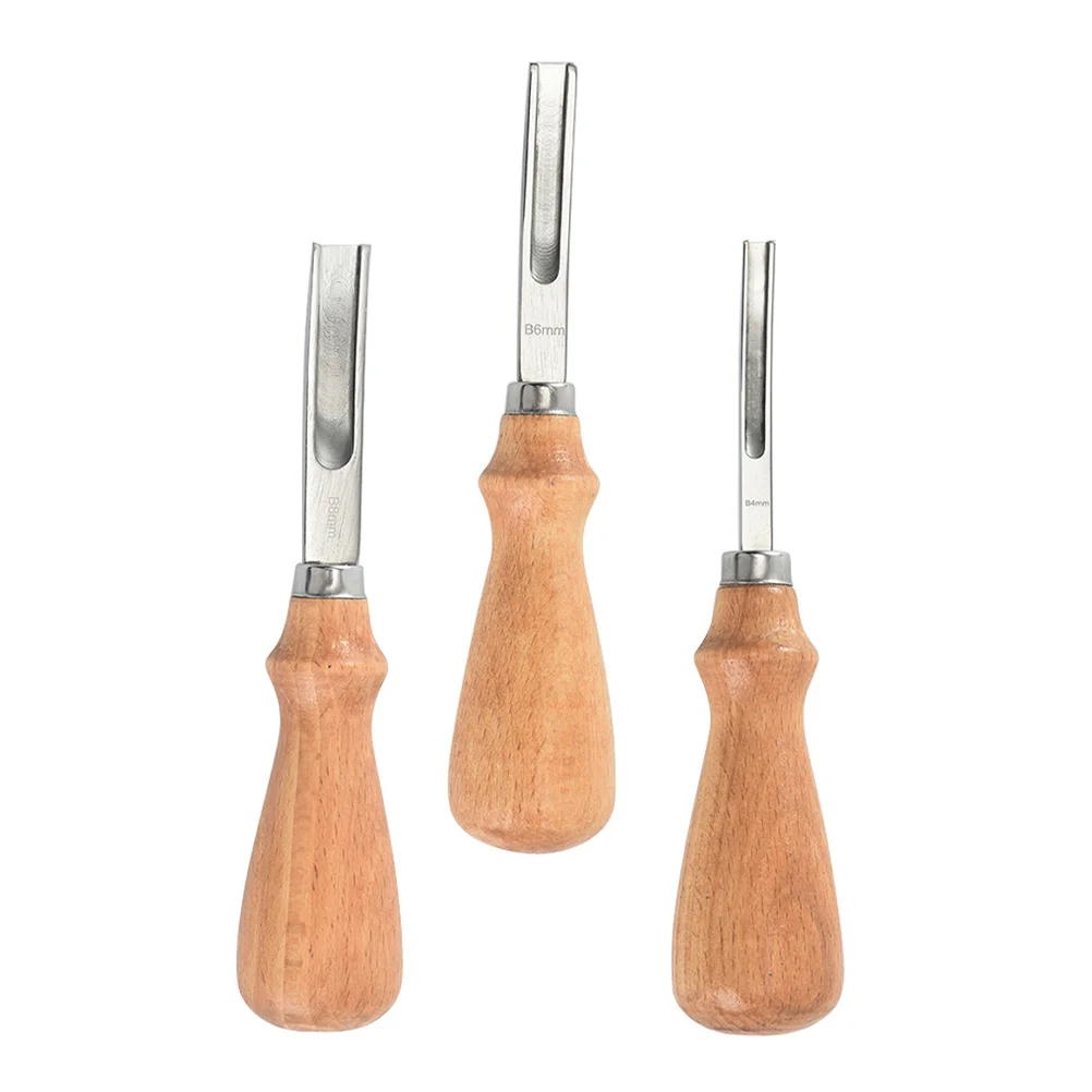 

3 Pcs Edger Tool Kit Burnisher Suite Sharpeners Chromium Sewing Tools Craft Kits Polishing Sanders