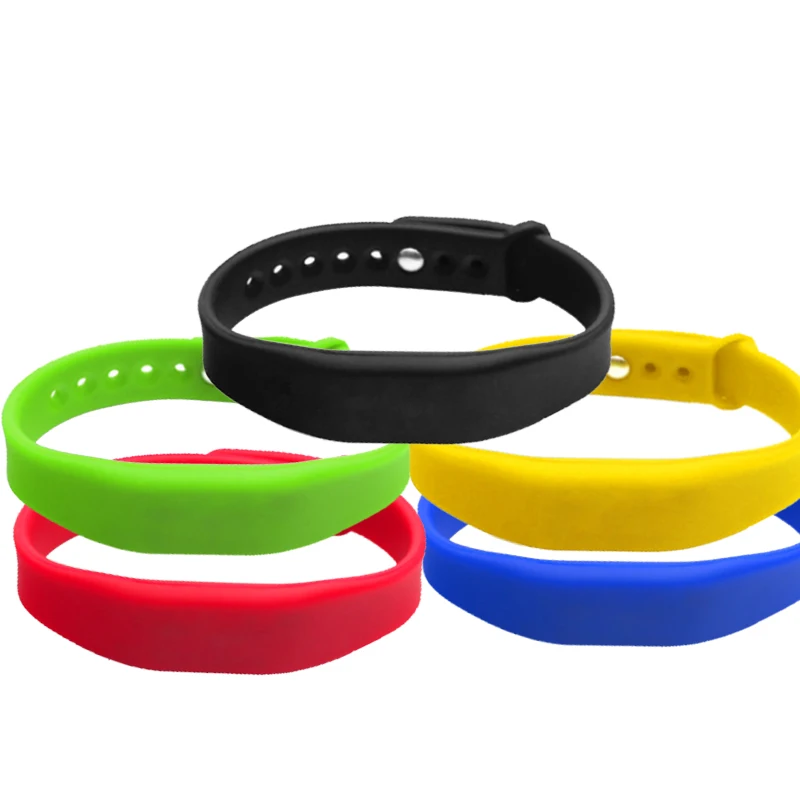 Adjustable Waterproof Silicone NFC NTAG215 RFID Wrist Band Bracelet Wristband 4