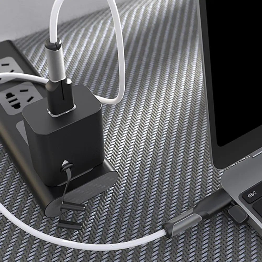 Cable Organizer Cable Protector Cable Wire Protector Charger Protective Cover Charger Protector Charger Protective Case Phone Adapter Protector Silicone Cable Protector Bites Wire Organizer Winder Saver For USB Charging Cable Data Line Earphones Cord Protector Cover