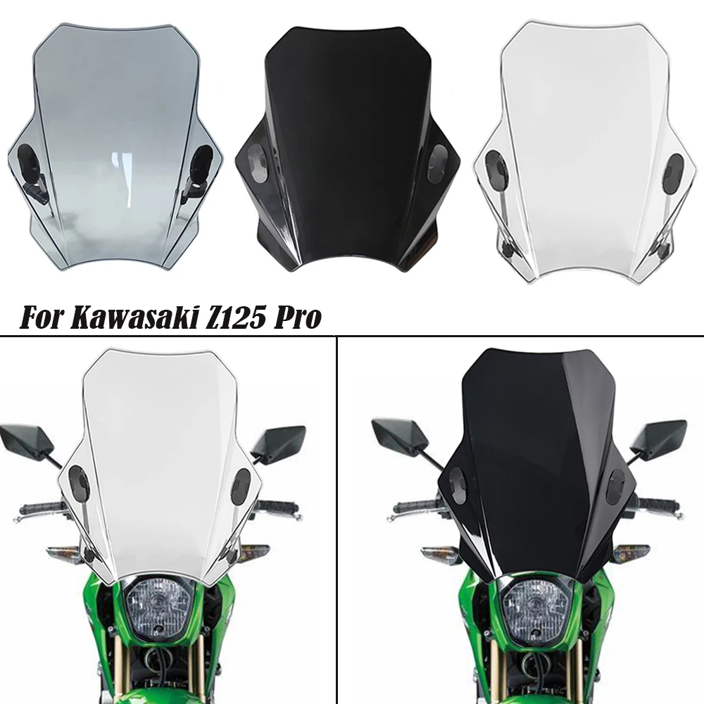 For Kawasaki Z125 Pro 22mm 25mm 28mm Z 125 Z125Pro Motorcycle High quality ABS plastic Adjustable Windshield Bat socket adapter socket wrench none 9 16 14 28mm electric screwdrivers pneumatic screwdrivers 1 2 12 7mm high quality