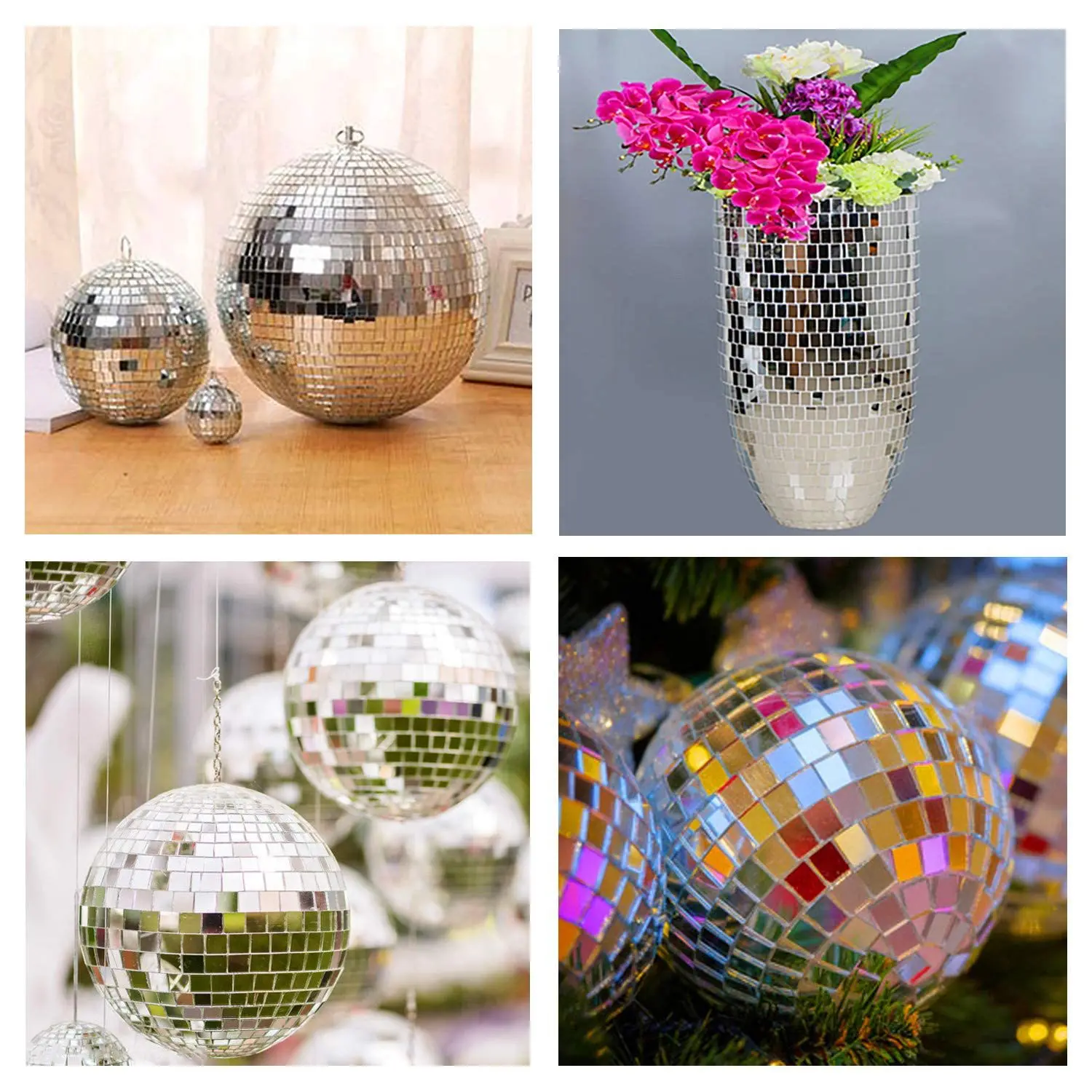 Wall sticker Self-adhesive Mosaic Lens Wall Stickers DIY Creative Living Room Background Wall Decorative Glass Stickers Living Room KTV