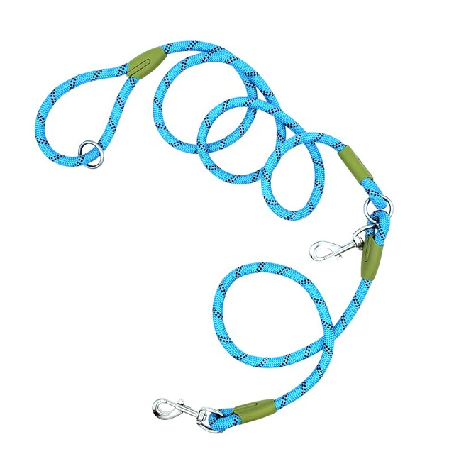 CAWAYI KENNEL Reflective Nylon Leashes Pet Dogs Chain Traction Rope