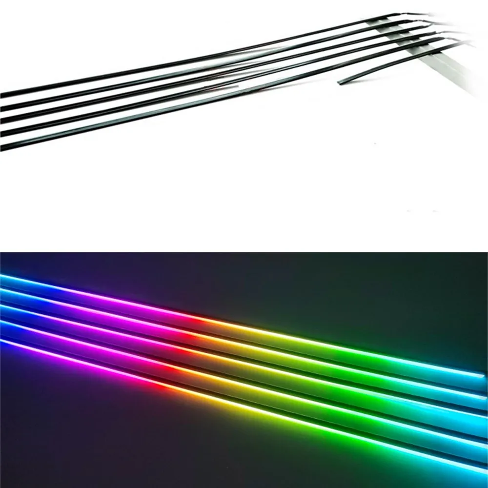 For Replacement Accessories Symphony Color LED Strip Car Ambient Lights Color Interior Acrylic Strip Light Guide Fiber Optic