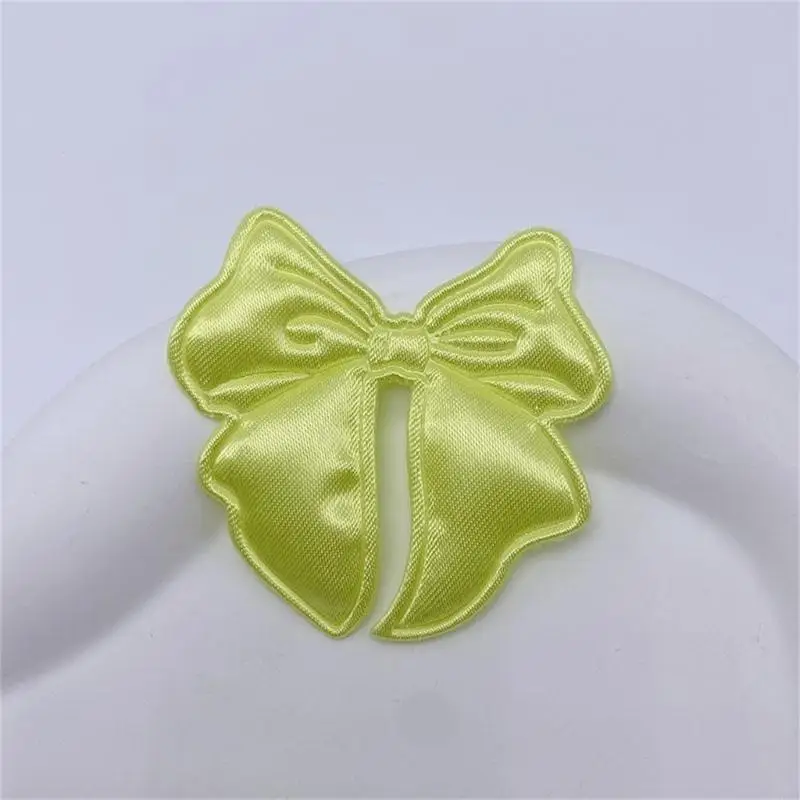E5BB 10 PCs Bögen Patches Doppelseiten -Bowknot -Patches für Kleiderhaarschlüsse Dekoration – Detail 3