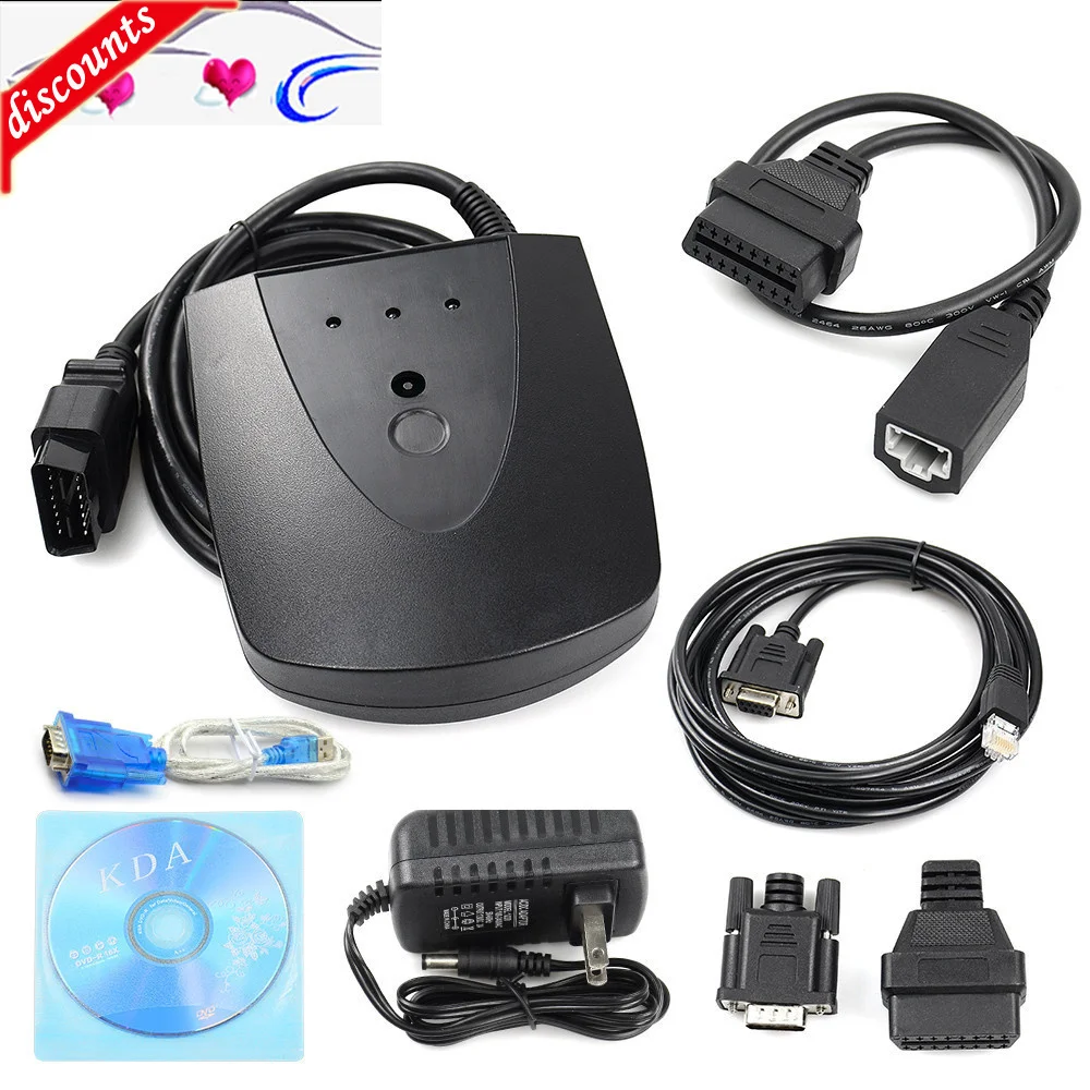 

HDS новейшая версия с двойной платой USB1.1 на RS232 OBD2 сканер HDS инструмент диагностический инструмент для Hon-da