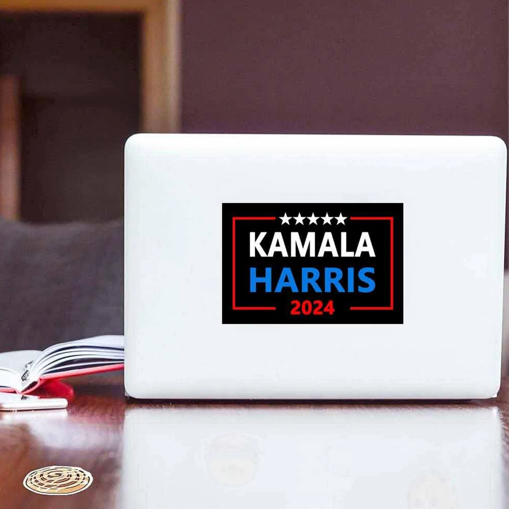 10Pcs Kamala Harris Stickers Versatile 2024 President Campaign Stickers Harris Election Stickers for Auto Truck Fridge