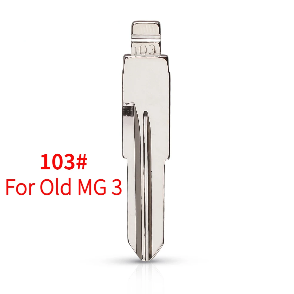 

10pcs 103 # Middle Slot NO.103 Car Remote Key Blade for Old MG 3 Modified Flip Remote Key Shell Blade Repacemet