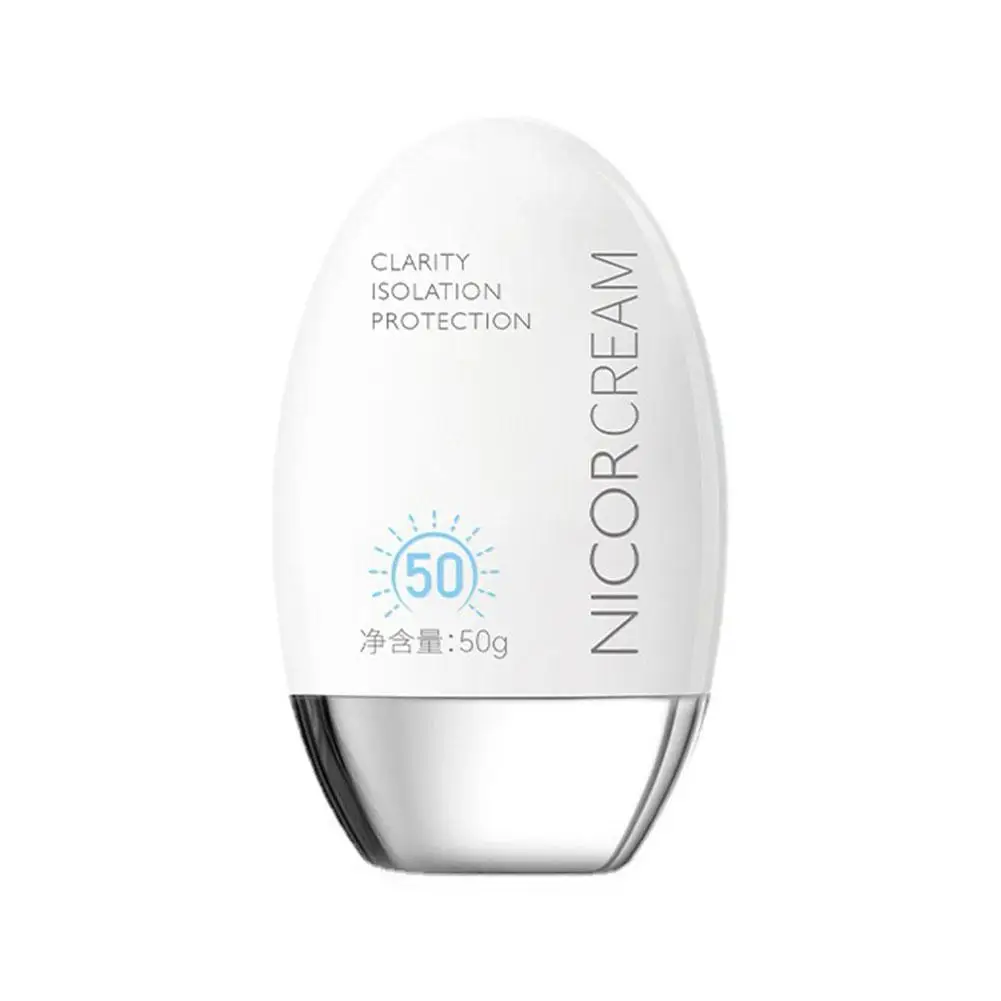 UV Sunscreen Cream SPF50 Whitening Sunblock Refreshing Reduce Oil Care Sunscreen Anti-Aging Control Skin Moisturizing B5D1