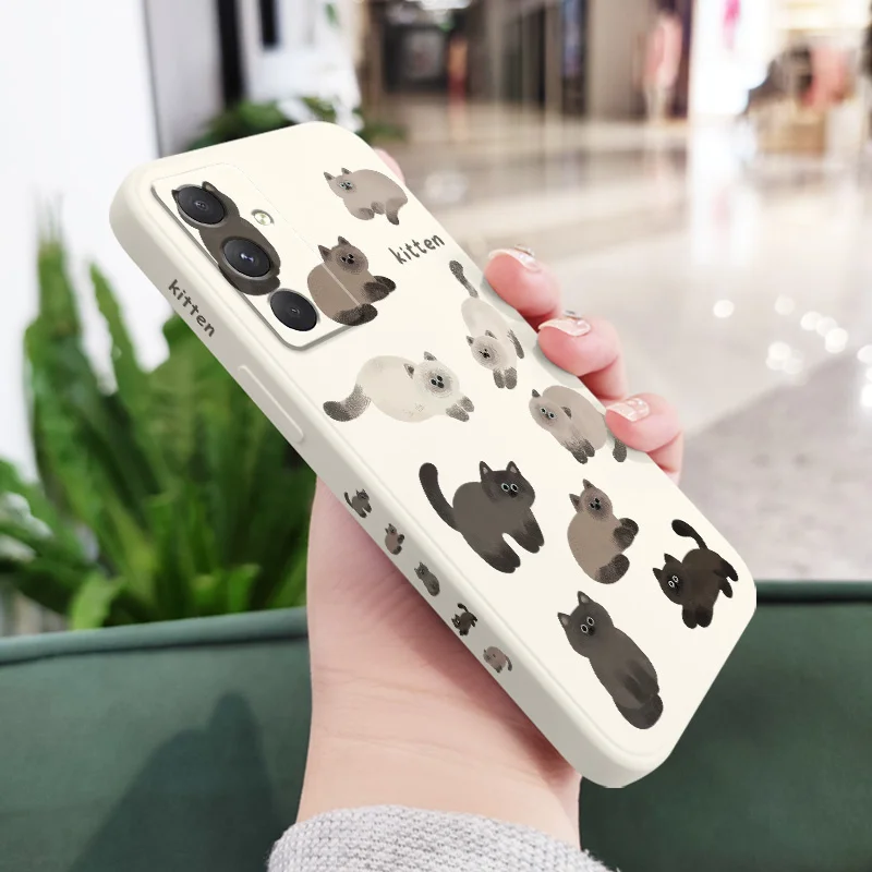 Color Changing Cat Phone Case Cover - Vibrant & Fun Design