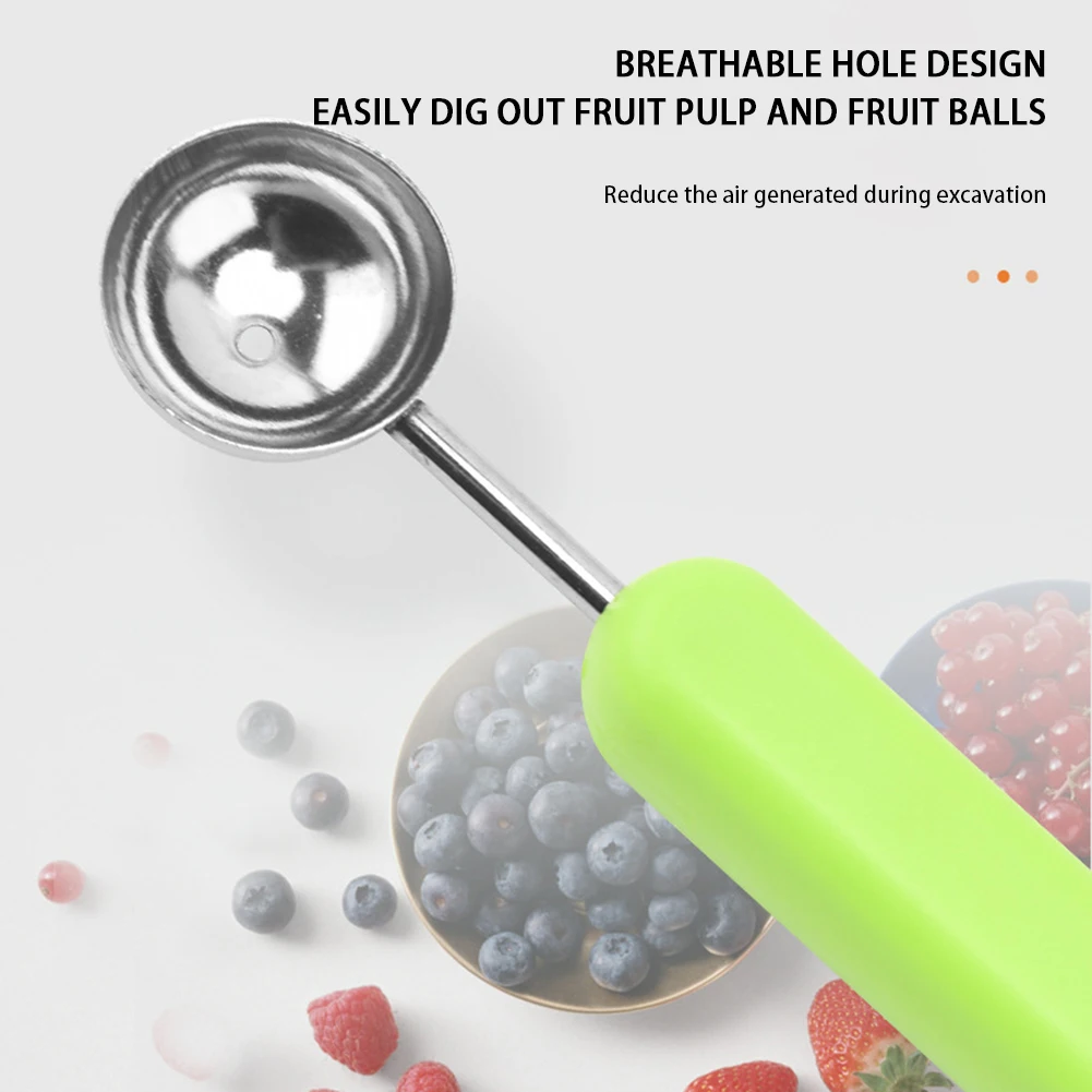 Multipurpose Fruit Baller Scooper Kit Ergonomic Non-Slip Handles Corer For Fruits Vegetables