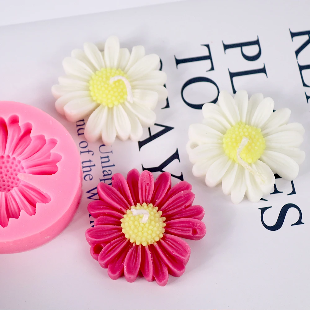 Daisy Candle Silicone Mold DIY Aromatherapy Craft