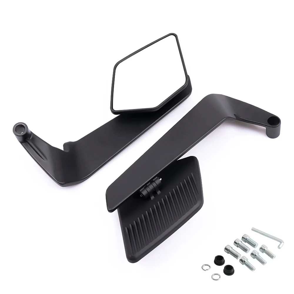 야마하 NMAX125 NMAX155 NMAX N-max 125 155 nmax155용 개조된 윈드 윙 오토바이 사이드 리어뷰 미러 액세서리