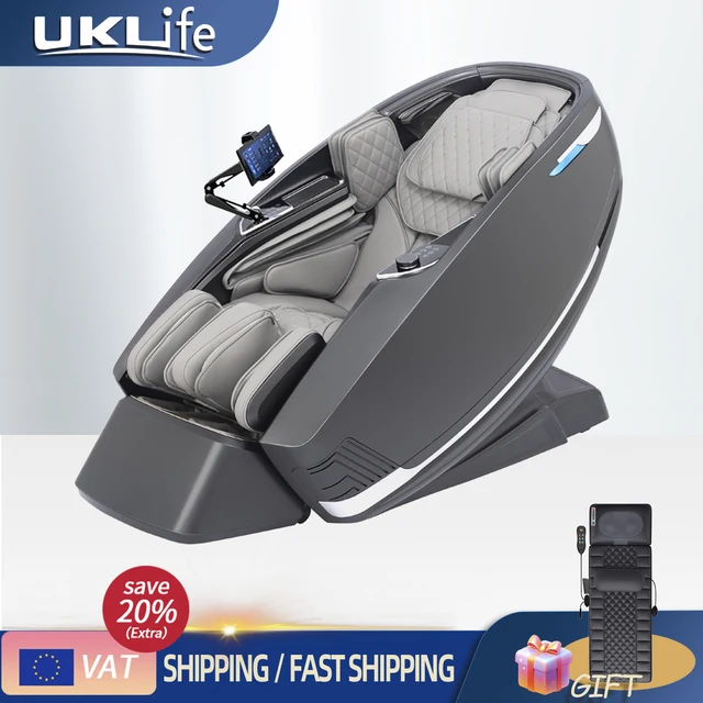 3 Year Warranty 4D SL-Track Zero Gravity full body Airbag Massager Chair Home 3D Office Chair Luxury Massage Sofa 7 inch Screen