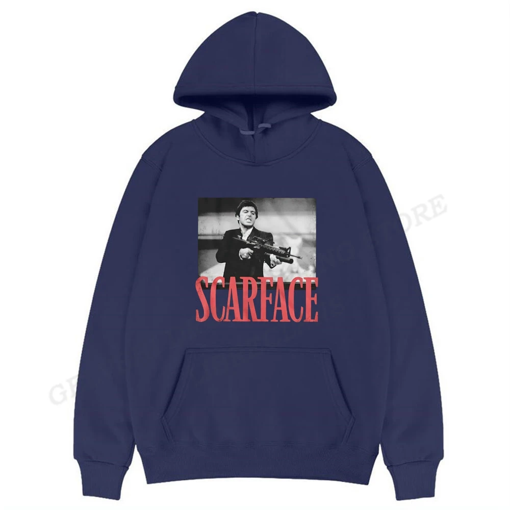 Scarface-Sudadera con capucha para hombre y mujer, abrigo de moda, Tony Montana, Hip Hop, chándal, 2023