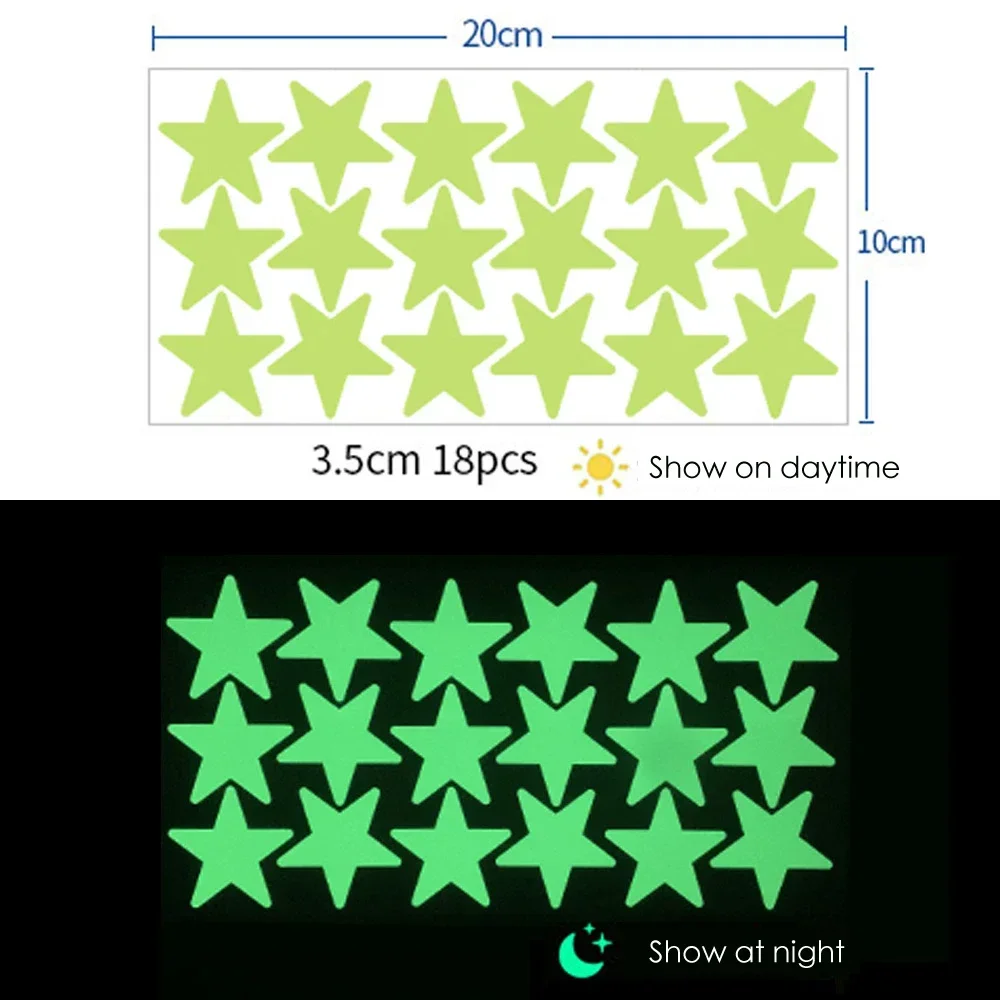 18pcs stars