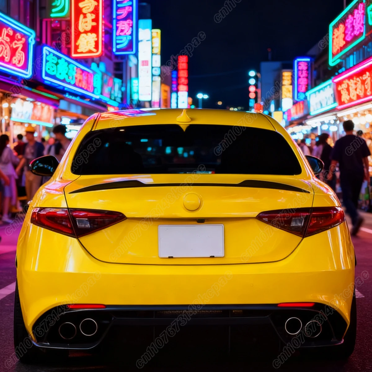 Per Alfa Romeo Giulia Berlina Quadrifoglio Verde 2015 2016 2017 2018 2019 Automobile Posteriore Centrale Spoiler Bordo Decoraiton Body Kit - Image 3