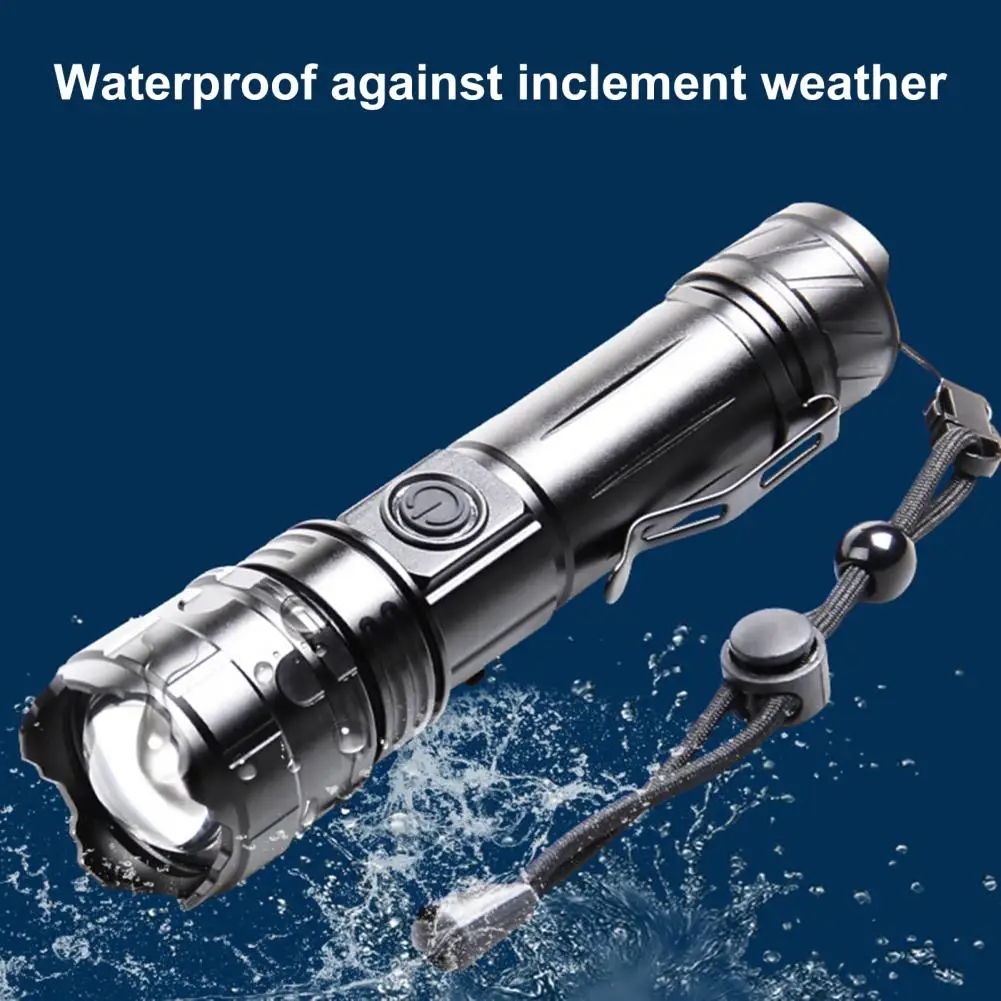 1 Set Practical Long Irradiation Distance Energy-saving LED Torchlight Emergency Tactical Flashlight Camping Supplies