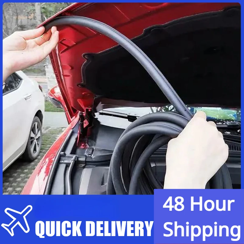 15m Car Rubber Seals For Auto Seal Strip Big D Type Car Door Hood Seal