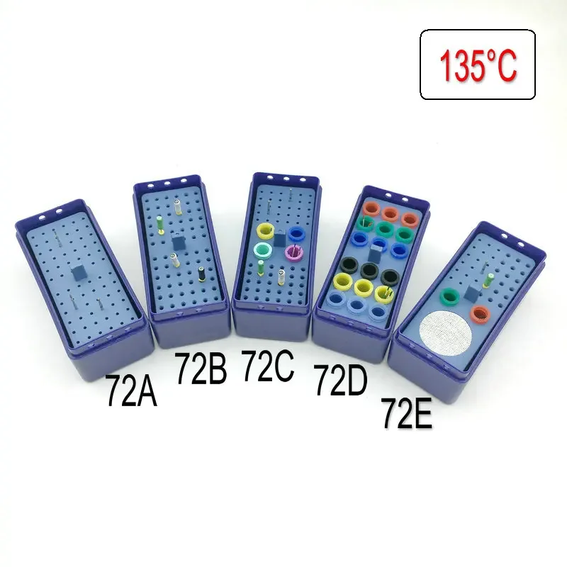 歯科　エンドボックス　リーマーボックス　未使用 1Pc 72 穴歯科オートクレーブ可能なエンドボックスバー
