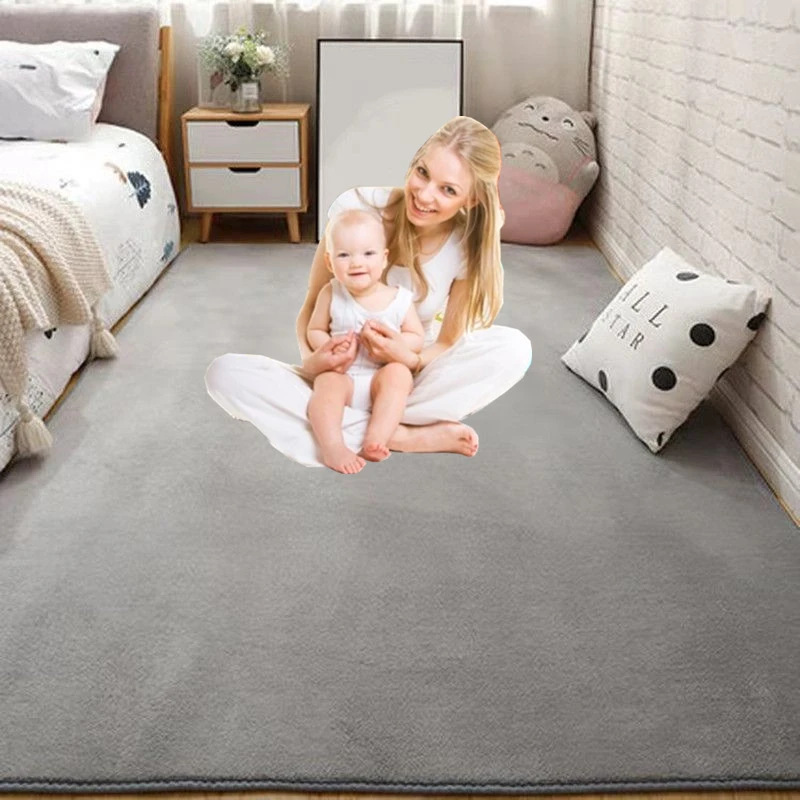 

2023 Fluffy Carpets for Bedroom Floor Mat Plush Carpet Nordic Style for Kids Room Coffee Table Rugs Cute Room Decor Soft Shaggy
